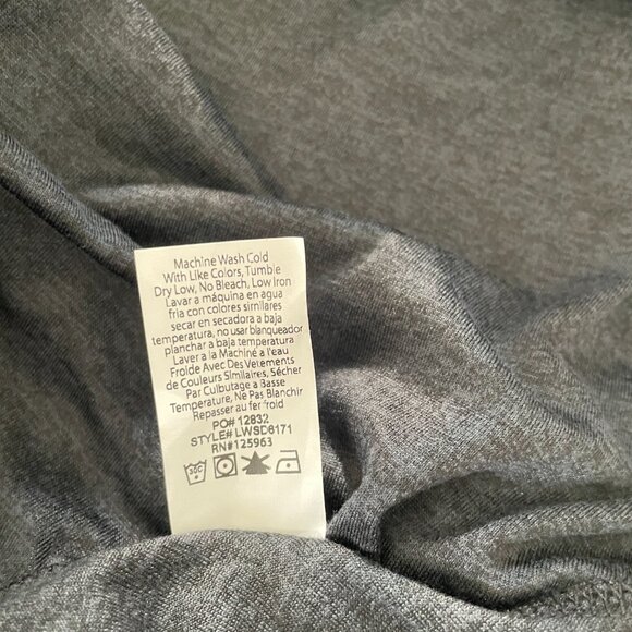 Beyond Yoga Women's Dress Large Charcoal Gray Featherweight At The Ready Square - Picture 7 of 8
